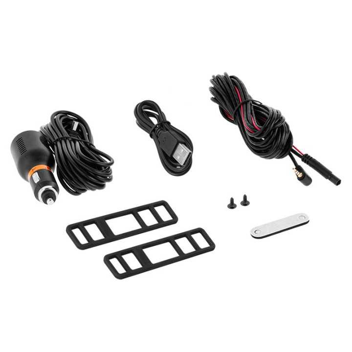 DVR auto cu camera fata 1080p /spate VGA in oglinda L100 Peiying Basic PY-DVR030