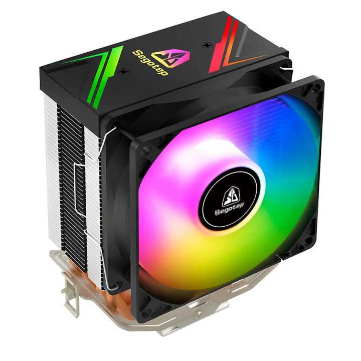 Cooler procesor Intel LGA 1700/1200/115x AMD AM4 iluminare aRGB Segotep LUMOS-GS4