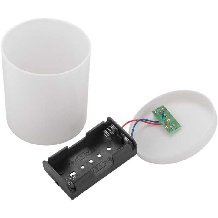 Lumanare LED candela rosie cu palpaire cu baterii 2x AA IP44 Goobay 60335