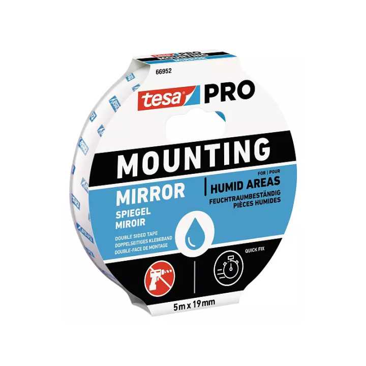 Banda dubluadeziva fixare rapida extrema 19mm 1.5m Tesa PRO T-66952-06