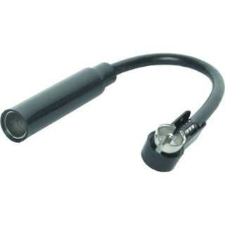 Cablu adaptor auto antena DIN soclu - ISO mufa in unghi cu cablu 15cm 4CarMedia ZRS-AA-4