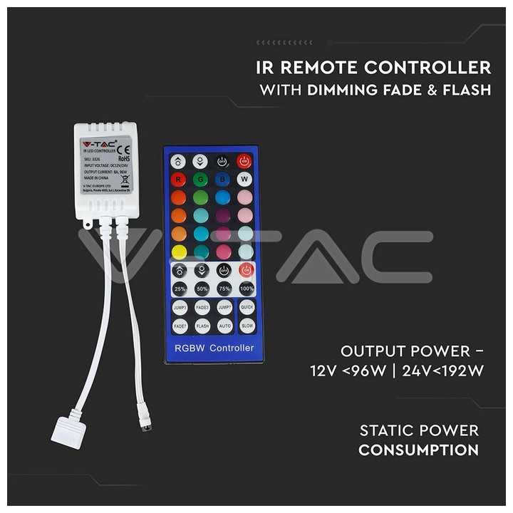 Controller banda LED RGB +White 12V V-TAC SKU-2159
