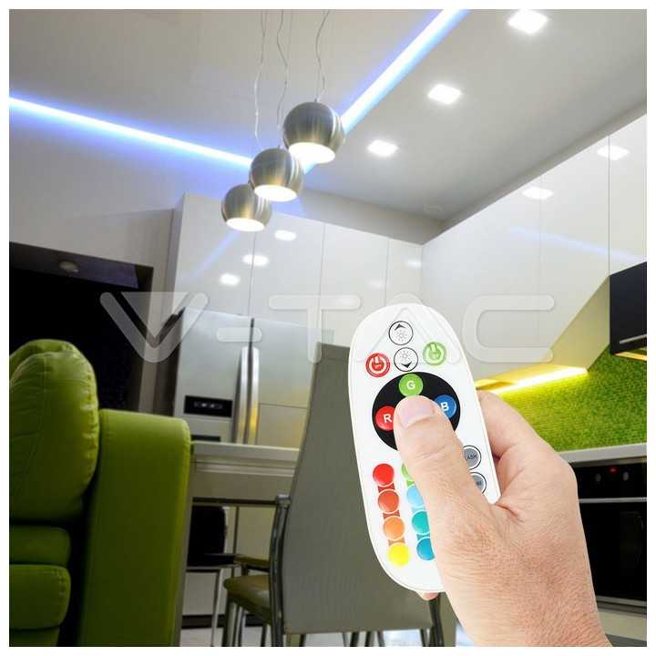 Controller LED RGB 24 butoane 12V/6A 24V/72W V-TAC