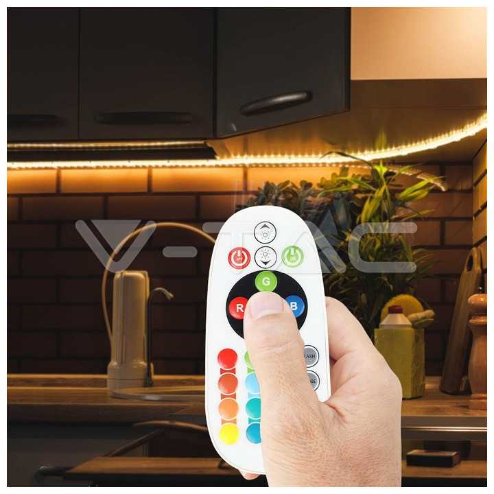 Controller LED RGB 24 butoane 12V/6A 24V/72W V-TAC