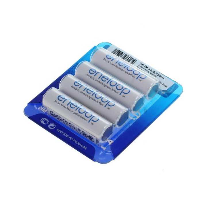 Set acumulatori PANASONIC Eneloop Ni-MH AA(R6) 1900mA 4buc