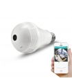 Bec LED cu camera IP VR bulb camera Panoramic WI-Fi 360EyeS 100-240V White