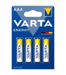 Set 4 baterii alcaline ENERGY AAA LR03 4buc VARTA