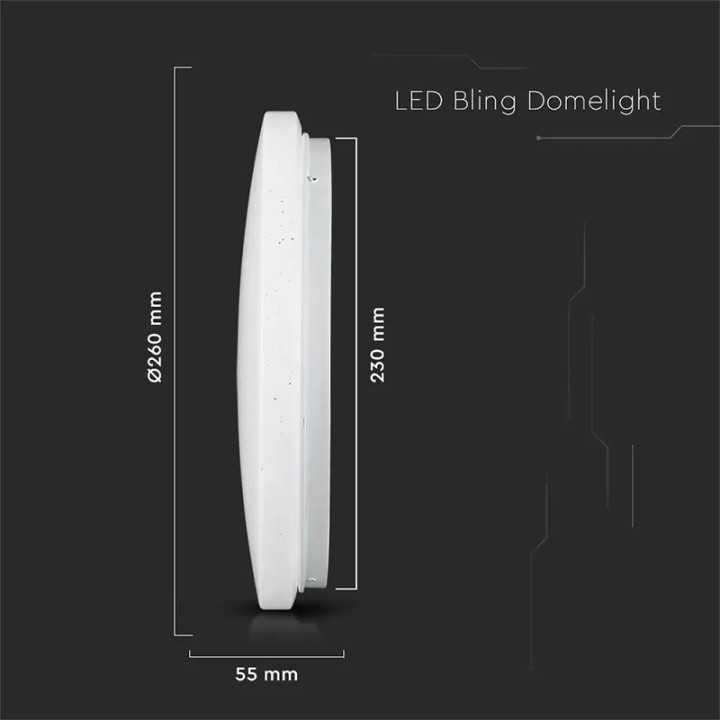 PLAFONIERA LED 12W 23CM 3 IN 1 - MODEL STELUTE V-TAC