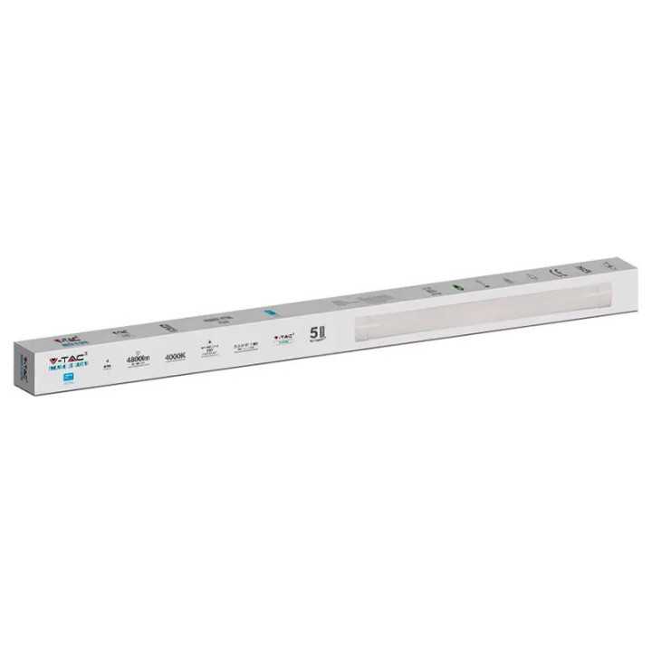 CORP ILUMINAT LED 40W 120CM 120LM/W 6500K ALB RECE V-TAC