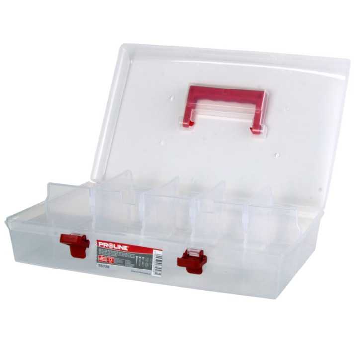 Organizator cu maner 85x298x400mm 6 casete PROLINE 35729