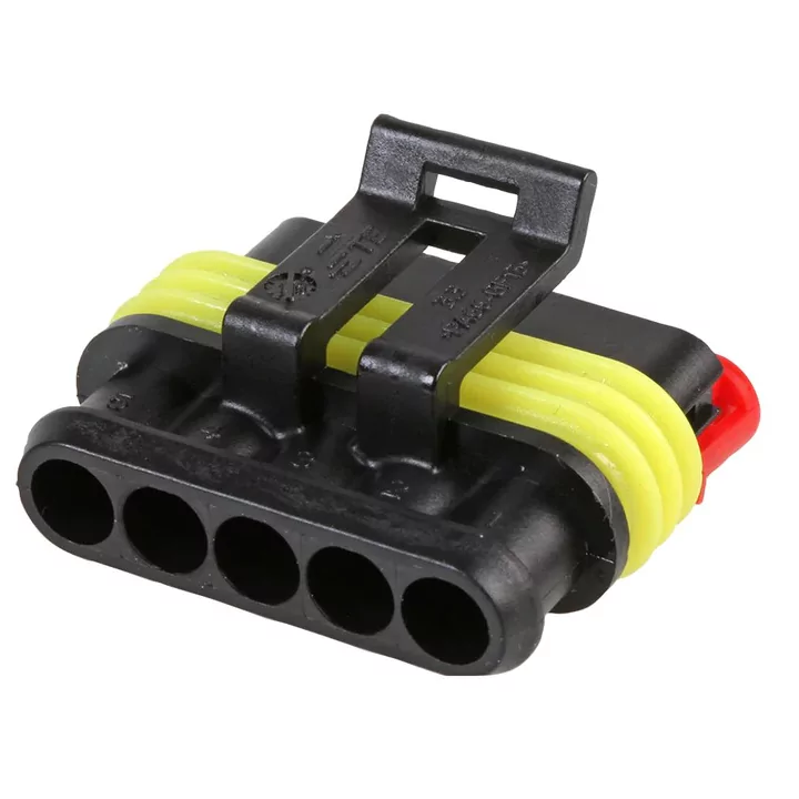 Conector cablu Superseal 1.5 mama mufa 5 pini IP67 TE Connectivity 282089-1