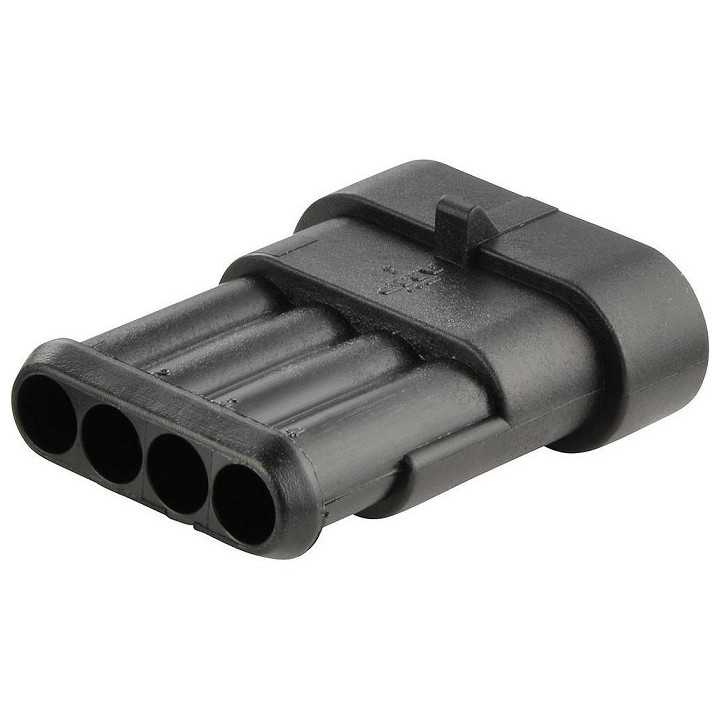 Conector cablu Superseal 1.5 tata mufa 4 pini IP67 TE Connectivity 282106-1
