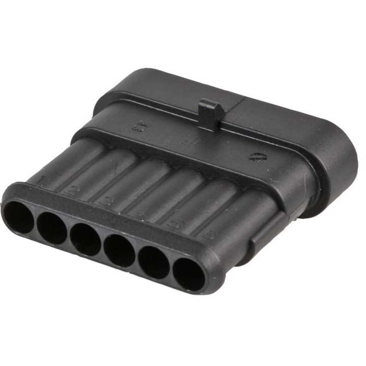 Conector cablu Superseal 1.5 tata mufa 6 pini IP67 TE Connectivity 282108-1