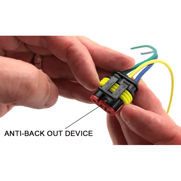 Conector cablu Superseal 1.5 mama mufa 5 pini IP67 TE Connectivity 282089-1