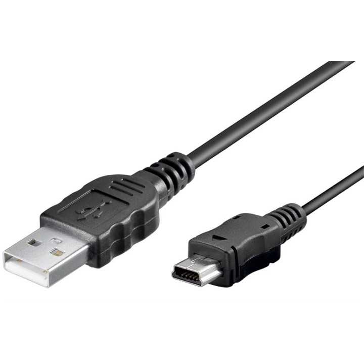 Cablu mini USB B tata - USB 2.0 tata 1m negru