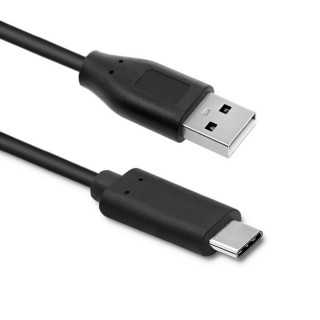 Cablu USB2.0 A mufa - USB type C mufa 0.25m QOLTEC 50496