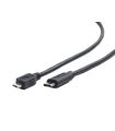 Cablu USB2.0 B micro mufa - USB type C mufa 1m negru PVC GEMBIRD CCP-USB2-MBMCM-1M