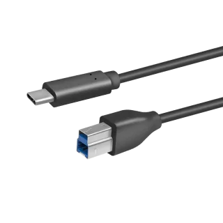 Cablu USB 3.0 B mufa tata - USB type C mufa tata 1m negru LOGILINK CU0162
