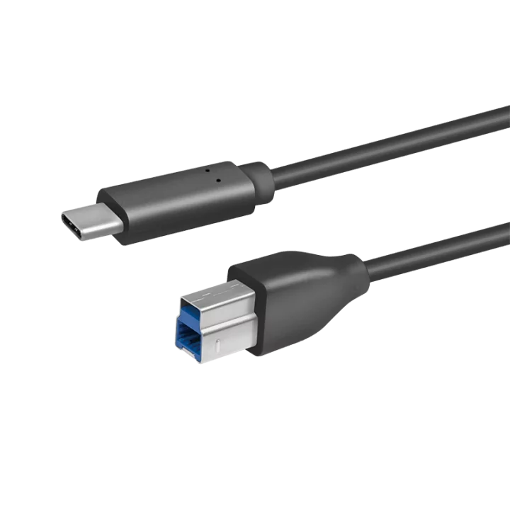 Cablu USB 3.0 B mufa tata - USB type C mufa tata 1m negru LOGILINK CU0162