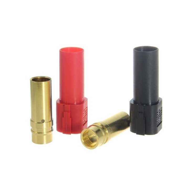 Set mufe alimentare DC XT150 mama 1 pin pe cablu cu lipire 60A 500V AMASS XT150-F