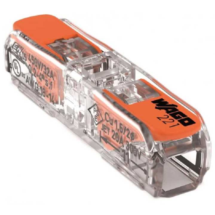 Conector de imbinare in linie cu parghie WAGO 221-2411
