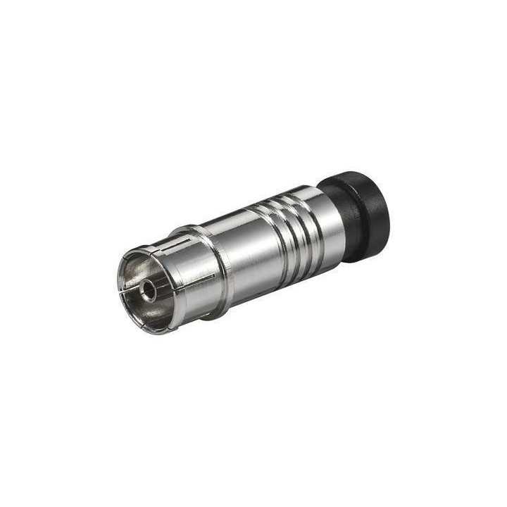 Mufa coaxial mama compresie 7mm Goobay