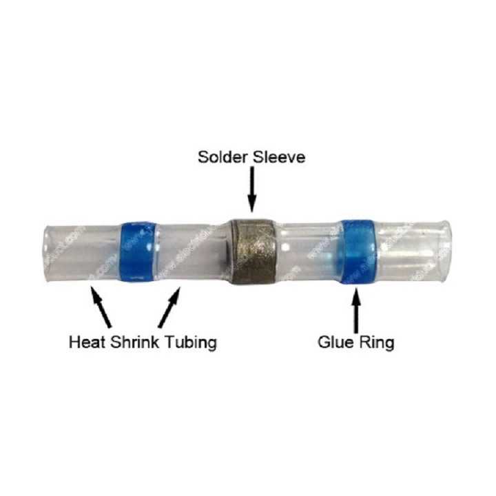 Conector termocontractabil cu inel cositor albastru 1.5-2.5 mm2 SST-S31