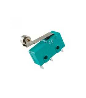 Microintrerupator 1 circuit ON - (ON) 250V 5A mini cu rola de presiune 20x10x6mm HOME