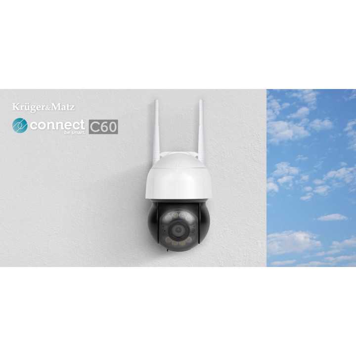 Camera WIFI CONNECT C60 TUYA 5 Mpx 2560x1920px IP66 Kruger&Matz