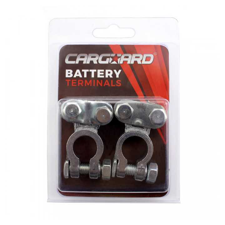 Set 2 borne baterie auto Pozitiv +Negativ Aluminiu CARGUARD