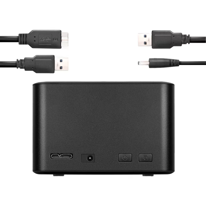 Docking station/clonare AXAGON ADSA-D25 CLONE MINI SuperSpeed USB3.2 5Gbps 2.5" DUAL HDD SSD 6G