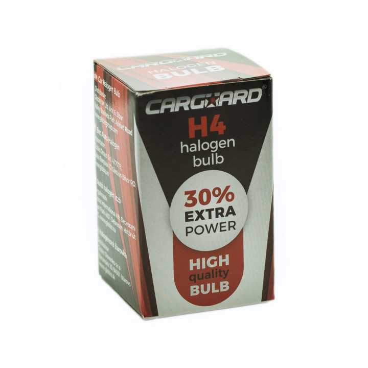 Bec halogen H4 12V 55/60W +30% intensitate CARGUARD BHA053