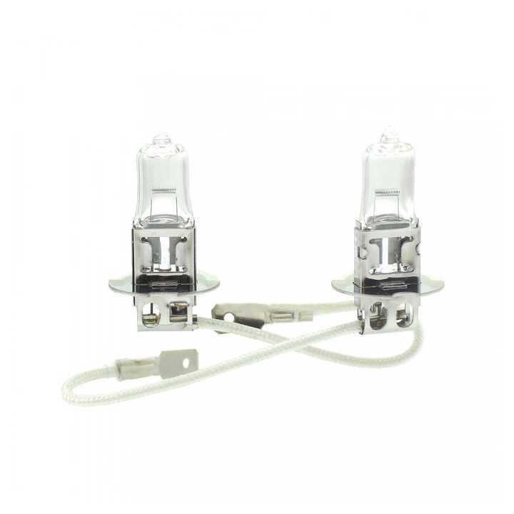 Set 2 becuri Halogen 24V H3 70W +50% Intensitate LONG LIFE CARGUARD