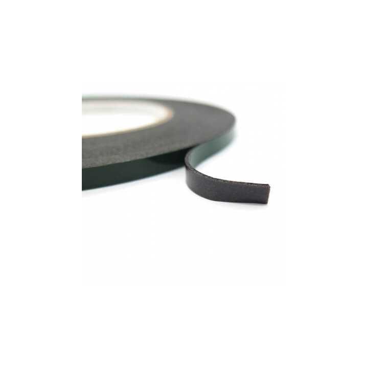 Banda dublu adeziva buretata 19mm 5m gri Super Strong Wconn GEDFB11