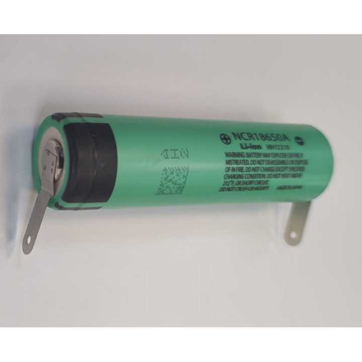 Acumulator Li-Ion Panasonic 18650 3100mA 5.9A plat cu lamele terminale NCR18650A