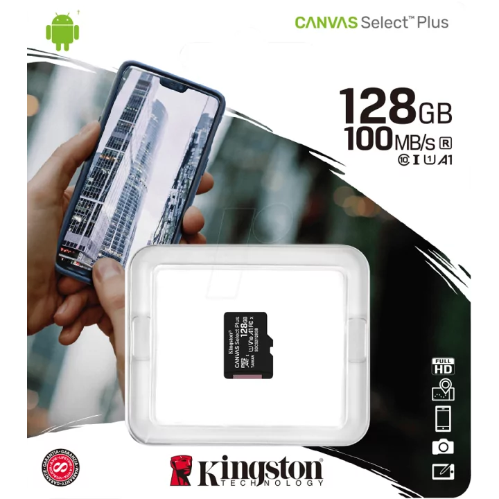 Micro SD CARD 128GB clasa 10 KINGSTON SDCS/128GBSP