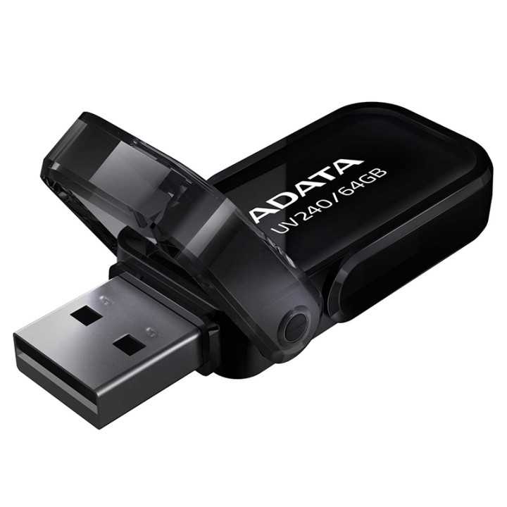 Flash Drive USB 2.0 64GB UV240 ADATA AUV240-64G-RBK