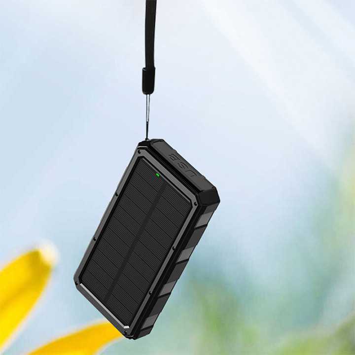 POWER BANK SOLAR 20000 MAH PLATINET