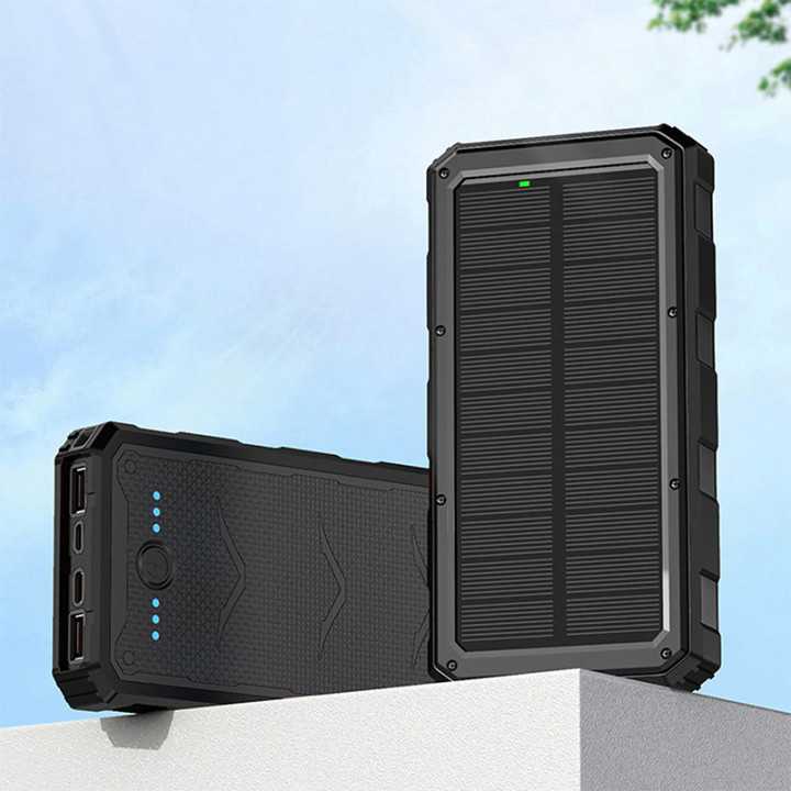 POWER BANK SOLAR 20000 MAH PLATINET