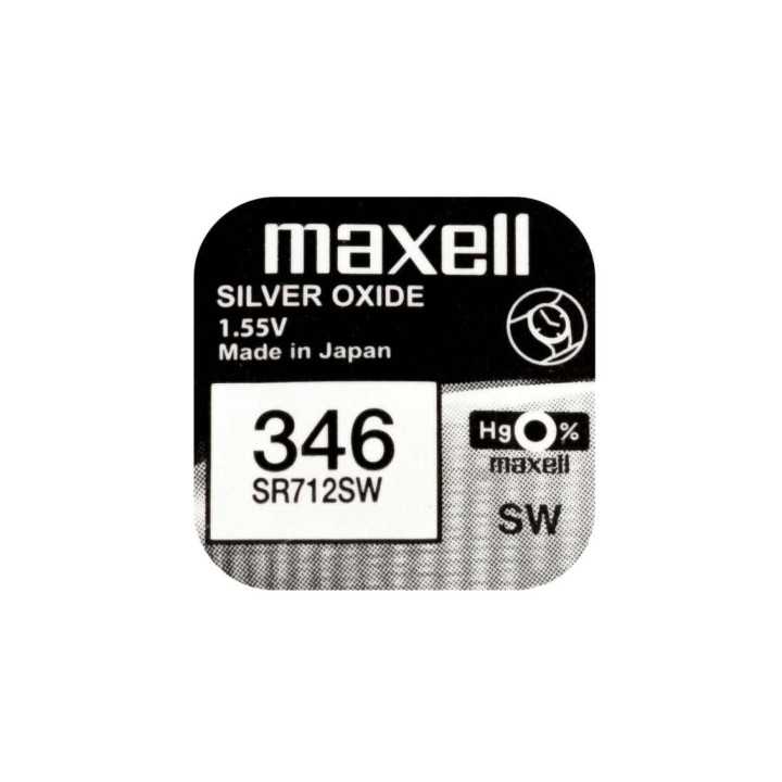 Baterie ceas Maxell SR712SW V346 1.55V oxid de argint 1buc