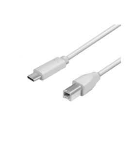Cablu USB2.0 TYPE C - USB B tata 1m 3A gri LOGILINK CU0160 4052792053159