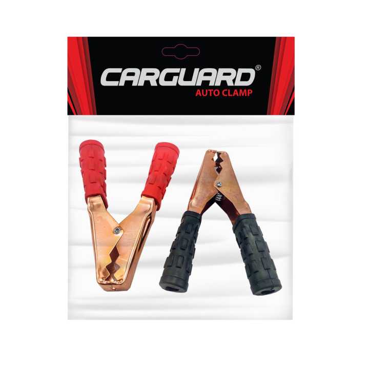 Set cleme crocodil 500-600Ah 15.5x11cm cupru placat cu fier 2buc Carguard