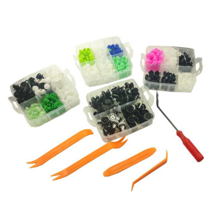 Set 470 buc cleme din plastic + 5 unelte Carguard SCA003