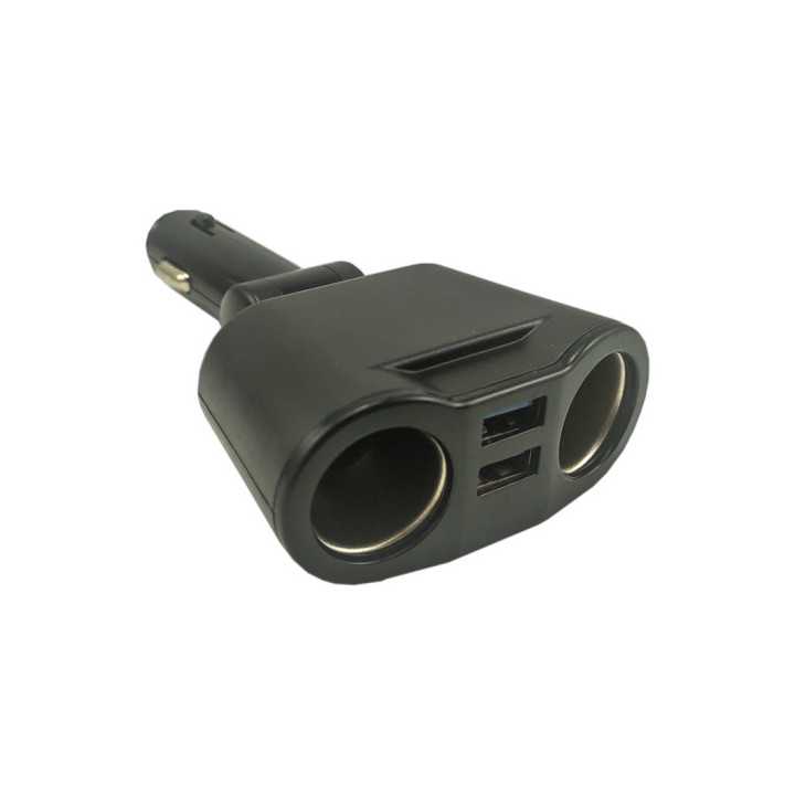 Incarcator multifunctional 2x bricheta auto 12V/24V 65W + Voltmetru + 2x USB 3.1A 15W Carguard USC003