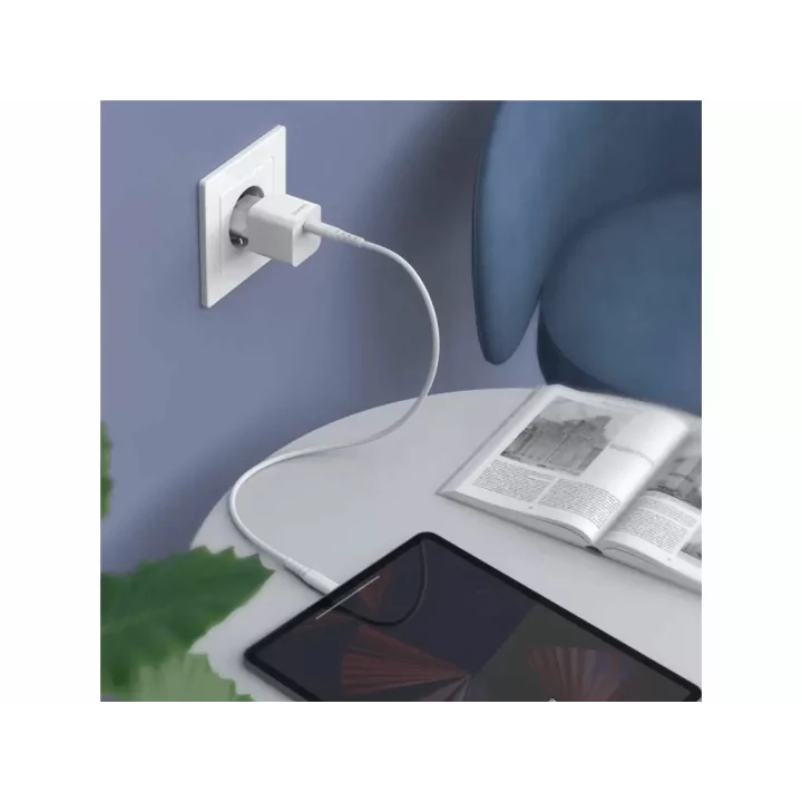 Incarcator retea Choetech 1x USB TYPE C PD 20W alb PD5010-EU-WH