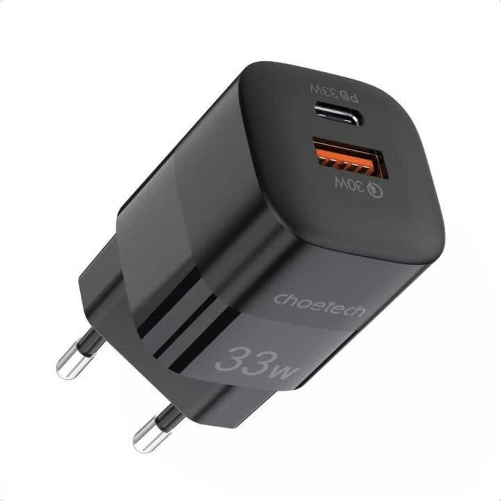 Incarcator retea Choetech PD5006-EU-BK 33W 1x USB TYPE C 1x USB-A