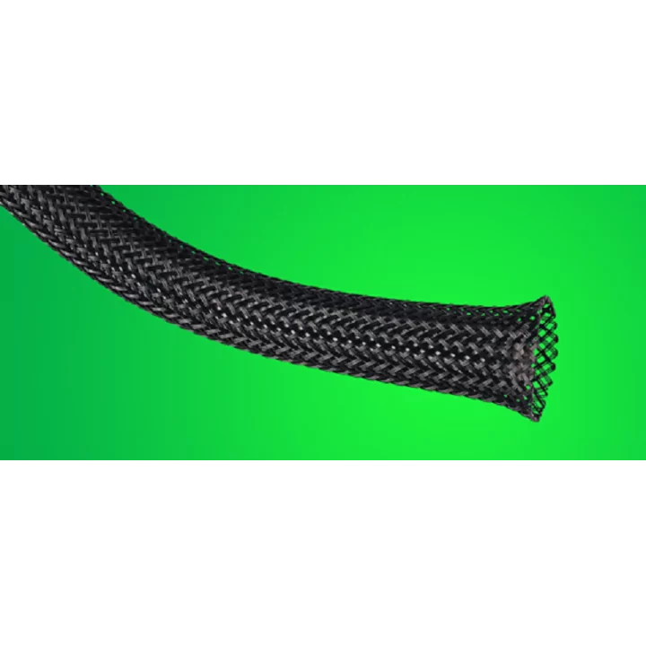 Organizator cabluri tresa poliestern negru ELEMATIC 155023010 ER 10-18 mm HALOGEN FREE rola pret 1m/liniar