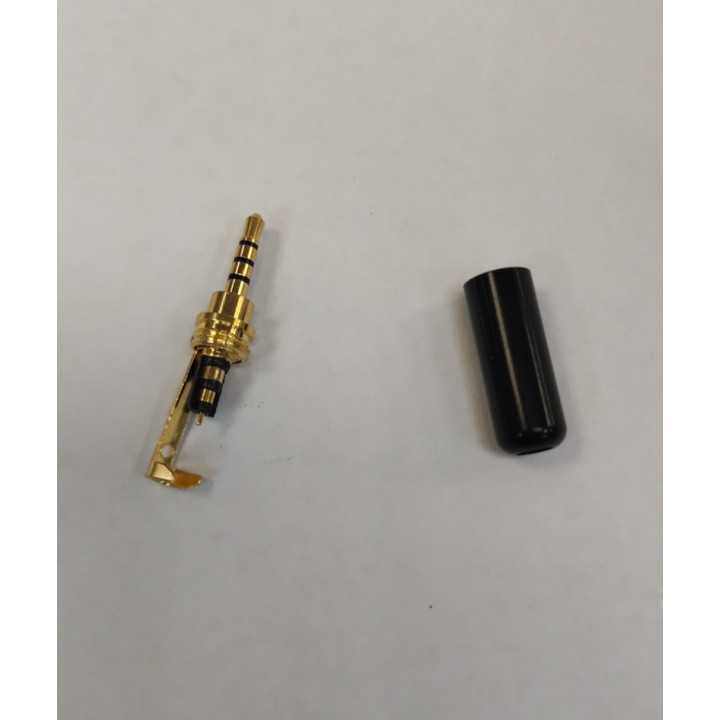 Mufa tata JACK 2.5 mm 4Pini 4 Contacte metal carcasa slim stil Senheiser