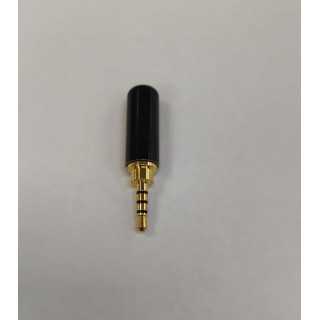 Mufa tata JACK 2.5 mm 4Pini 4 Contacte metal carcasa slim stil Senheiser