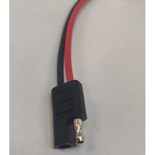 Cablu cu conector TAXI RP PAS 8 mm 14AWG (+ DEZIZ) rosu